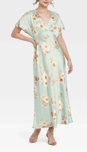 A New Day Floral wedding guest dress thumbnail 1
