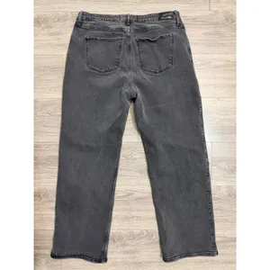 Hollister Ultra High-Rise Dad Jean‎ Washed Black Seam Detail Size 17R 36x28 thumbnail 2