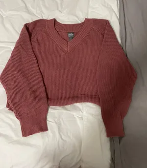 pink knit sweater Size L thumbnail 1