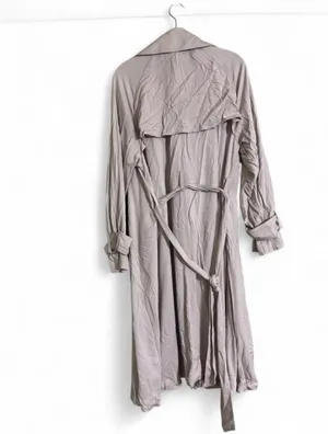 BB Dakota/Steve Madden Jacket Sz M Light Pink Trench Coat Collared Pockets thumbnail 4