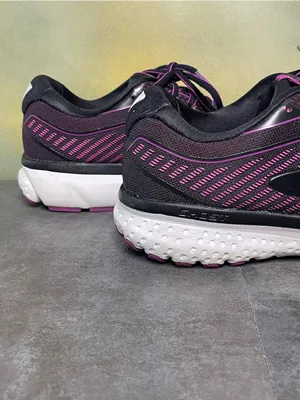Brooks Ghost 12 Women's Running Shoes Black/Fuchsia Size 10B thumbnail 12