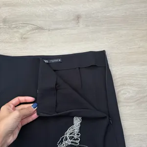 Zara Black Embellished Mini Skirt thumbnail 8