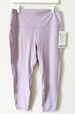 Lululemon Align High Rise Pant 25” Lilac Play Size 14 Yoga Minimalist Sporty thumbnail 1