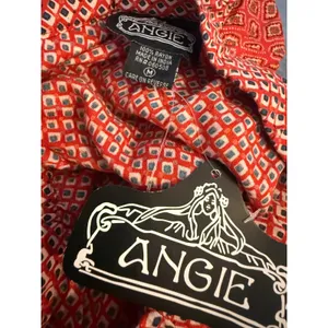 Angie Red Strapless Romper NWT Medium boho whimsigoth dainty resort y2k festival thumbnail 4