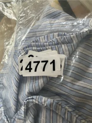 Loft Blue White Stripe Popover Peasant Top Large Coastal Nantucket Euro Summer thumbnail 7