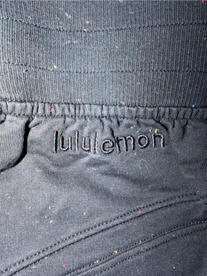 Lululemon LA Warm Down Joggers women’s size 6! Black confetti! thumbnail 6