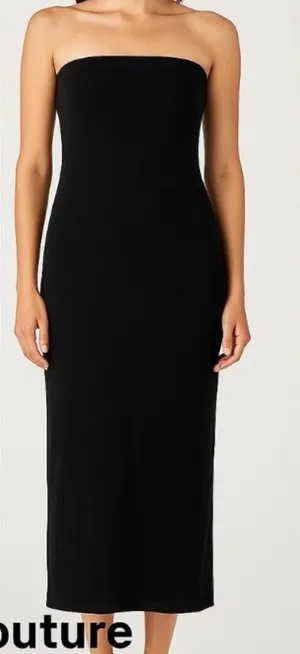 DNA Couture Dress women’s size M Black Strapless. (H6)..,”✨ thumbnail 1