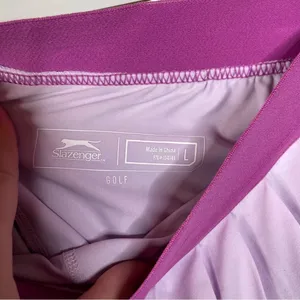 Slazenger Golf Pleated Skort in Lavender Size Large‎ thumbnail 5