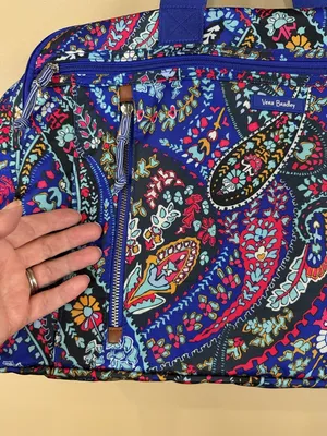 Vera Bradley Petite Paisley Weekender Travel Bag Carry On Laptop Sleeve thumbnail 2