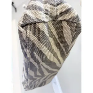 Michael Kors Metallic Gold Zebra Print Canvas Shoulder Tote Bag thumbnail 4