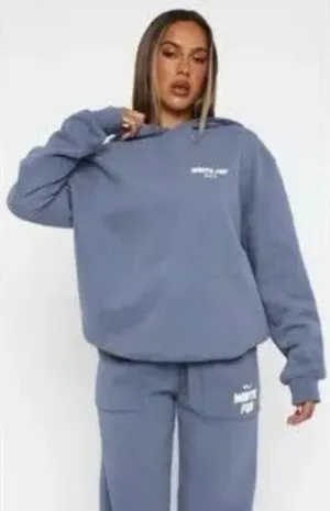 White Fox Volume 3 Offstage Oversized Hoodie Ocean thumbnail 1