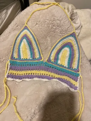 Boutique Crochet bra top thumbnail 1