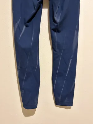 Lululemon Wunder Train High Rise Tight 25" in Sun Bleached Wash True Navy thumbnail 11