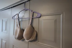 Victoria's Secret fabulous by lined demi bra in tan light brown size 38C. thumbnail 2