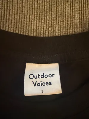 Outdoor Voices Black Crewneck Tee thumbnail 2