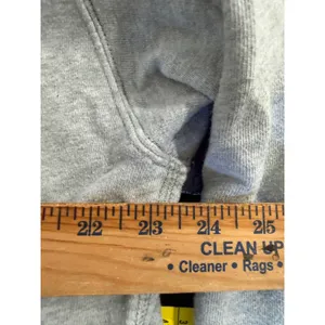 Aerie Womens Medium‎ Gray Crewneck Sweatshirt Oversized Pocket Pullover Fleece thumbnail 5