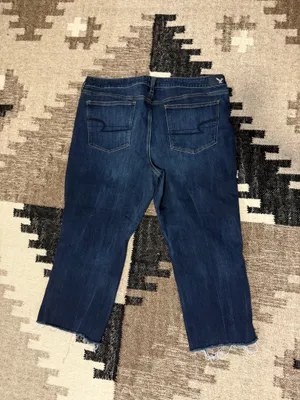 American Eagle Outfitters Hi-Rise Crop Flare Jeans thumbnail 2
