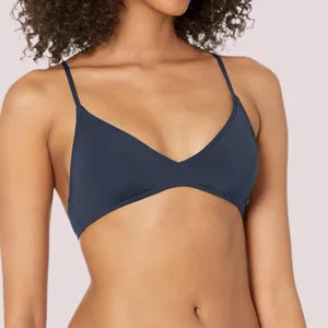 NWT Roxy Quick-Dry Navy Blue Bikini Top - XS thumbnail 4