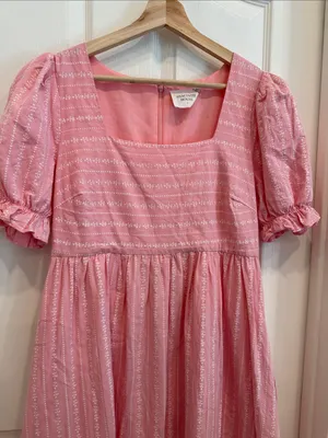 Tuckernuck Hyacinth House Pippa puff sleeve midi dress thumbnail 4