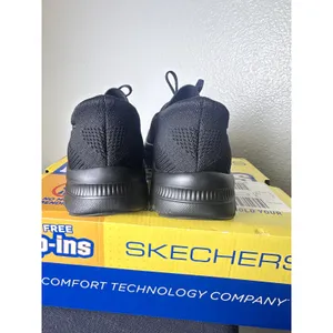 Skechers Hands Free Slip-ins Summits Plus Vibrance Black Vegan Sneakers 150613 thumbnail 4