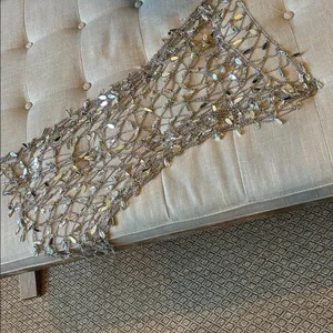 Non Signe Asymmetrical One Shoulder Tear Drop Chandelier Chain Dress thumbnail 7