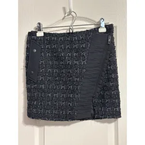 Rag & Bone Flight Tweed Wool Mini Asymmetric Skirt Coquette Academia Preppy Zip thumbnail 3