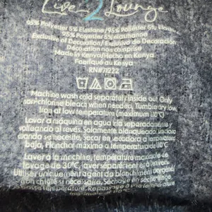 Live 2 Lounge Large Navy Coastal Lounge Knit Tank With‎ Cardigan Cabincor thumbnail 9