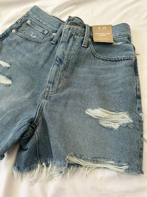 Madewell The Mom Jean Shorts thumbnail 2