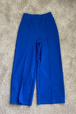 H&M Blue Work Pants thumbnail 1