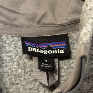 Patagonia Womens Better Sweater 1/4 Zip Pullover Fleece Gray Medium HC Logo thumbnail 6