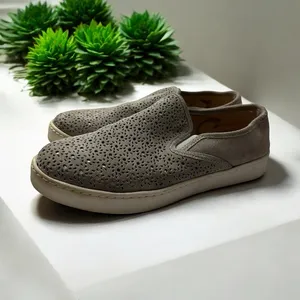 Jack Rogers Ronnie Laser‎ Cut Silver Slip On Sneaker Size 8 thumbnail 2