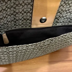 Vintage Y2K COACH F77004 Brown Signature Hudson Commuter Messenger Laptop Bag thumbnail 12