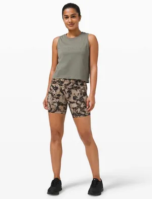 Lululemon Wunder Train High-Rise Short 6" Dispersed Light Raw Linen Multi 8 thumbnail 9