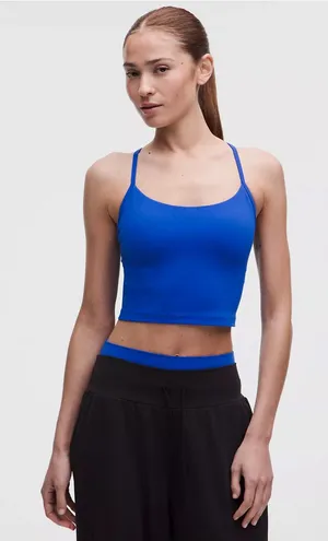 NWT Lululemon Flow Y Cropped Tank Top B/C Cup size xxs beach ball light support thumbnail 1