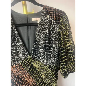 Anthropologie Hutch Arrie Midi Velvet Dress Sz. 2 thumbnail 4