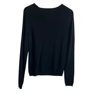 VTG Judith‎ Hart Women Chic Sequin Diamond Sweater L Black Silk Blend Geometric thumbnail 2