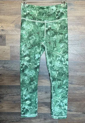 THE NORTH FACE Elevation 7/8 Lime Cream Leggings Womens Small thumbnail 2