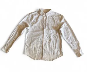 Old Navy Built-In Flex Slim Fit White Oxford Shirt L thumbnail 1