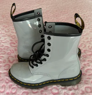Dr. Martens 1460 Patent Leather Lace Up Boots Women's Size: 7 thumbnail 5