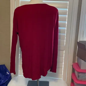 Blue 84 Women's Burgundy Long Sleeve Tee thumbnail 3