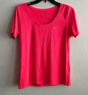 Nike Neon Pink Dry Fit Short Sleeve Tee M thumbnail 2