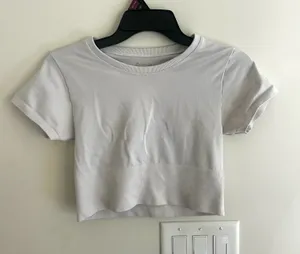 Aerie short sleeve crop top thumbnail 1