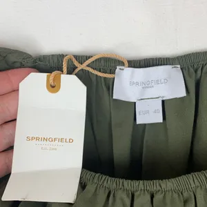 Springfield size eu 40 medium Olive Green Blouse Renaissance cosplay sand dollar thumbnail 2