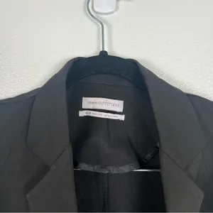 Urban‎ Outfitters Sports Stripe Blazer Black Sz XS thumbnail 3