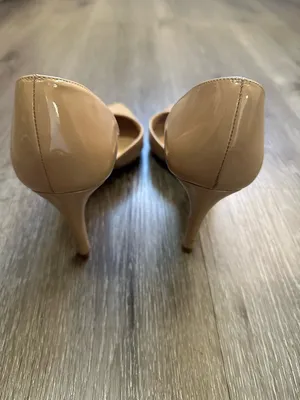 LK Bennett Nude Patent D'Orsay Pointed-Toe Pumps thumbnail 5