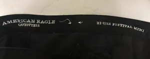 American Eagle Outfitters Ripped Denim Skirt thumbnail 3