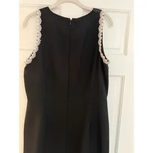 Nanette Lepore 12 Dress Sleeveless Lace Trim Cascading Front Ruffle Flared Hem thumbnail 13