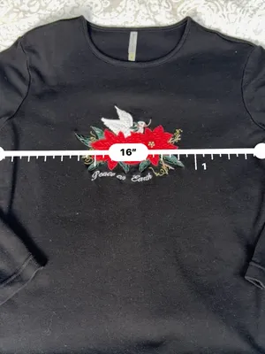 White Stag black Crewneck Long Sleeve Tee thumbnail 8