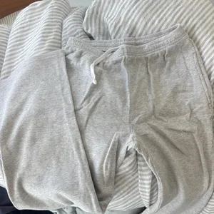 Brandy Melville Light Gray Knit Pants thumbnail 1