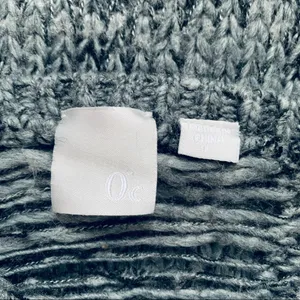 OC Gray Wool Knit Pullover Sweater Open Back Size L Size L thumbnail 7